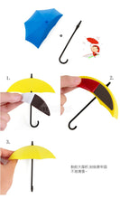 6PCS/Set Colorful Umbrella Shape Wall Hooks Decor