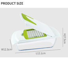 Food Vegetable Chooper with 4 Dicing Blades knife