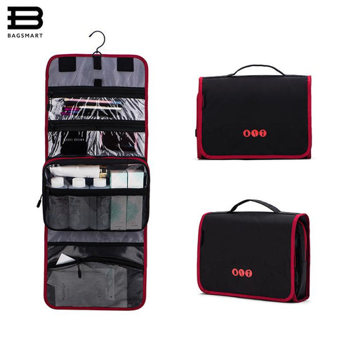 BAGSMART New Travel Pouch Waterproof Portable Toiletry Bag