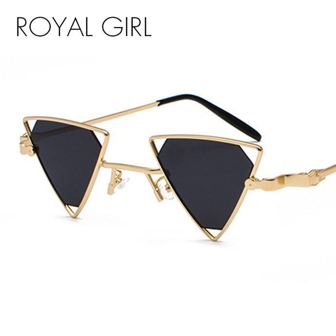 ROYAL GIRL Vintage Punk Triangle Sunglasses
