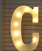 Luminous LED Letter Night Light English Alphabet  Number