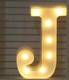 Luminous LED Letter Night Light English Alphabet  Number