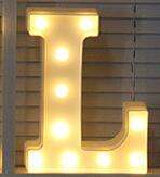 Luminous LED Letter Night Light English Alphabet  Number