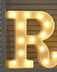Luminous LED Letter Night Light English Alphabet  Number