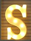 Luminous LED Letter Night Light English Alphabet  Number