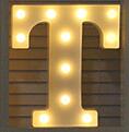 Luminous LED Letter Night Light English Alphabet  Number