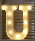 Luminous LED Letter Night Light English Alphabet  Number