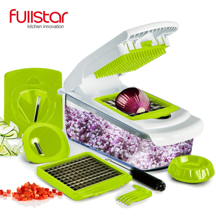 Food Vegetable Chooper with 4 Dicing Blades knife