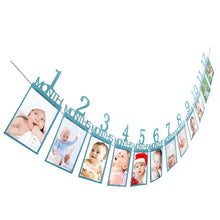 Photo Banner Gift Decorations 1-12 Month Baby