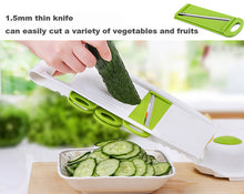 WALFOS Mandoline Vegetables Cutter Tools with 5 Blade