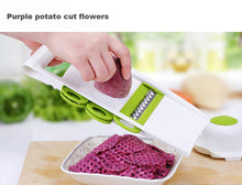 WALFOS Mandoline Vegetables Cutter Tools with 5 Blade